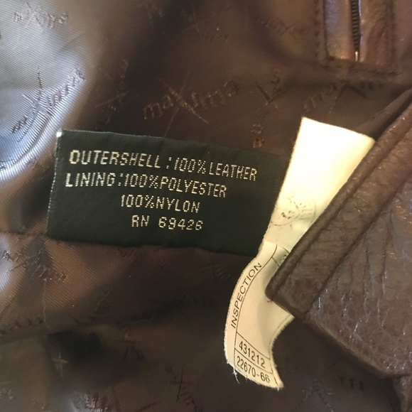 Deep burgundy Wilson Leather jacket - Picture 7 of 8